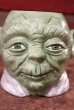 画像2: ct-201101-73 【SALE】STAR WARS / Yoda 1990's Ceramic Face Mug (2)