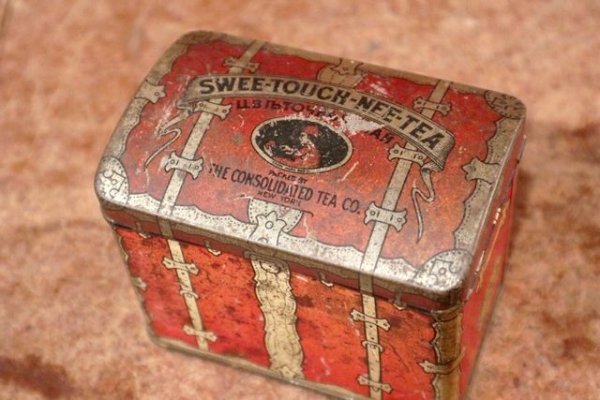 画像1: dp-201114-14 SWEET-TOUCH-NEE TEA / Vintage Tin Can