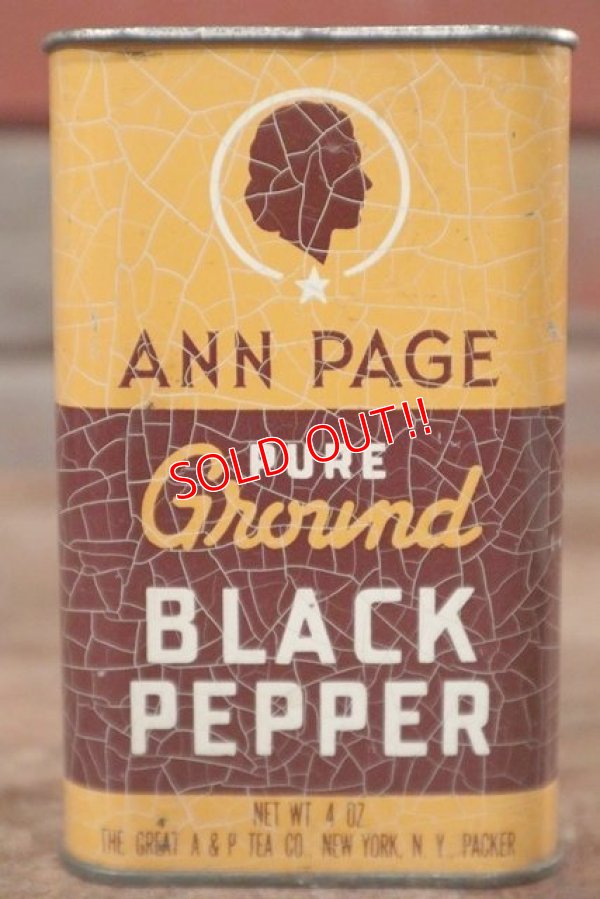 画像3: dp-201114-13 ANN PAGE / Vintage BLACK PEPPER Can