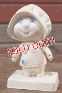 ct-201114-35 Pillsbury / Poppie Fresh 1970's Soft Vinyl Doll w/Stand