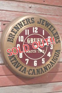 dp-201201-17 GRUEN / 〜1970 Advertising Wall Clock