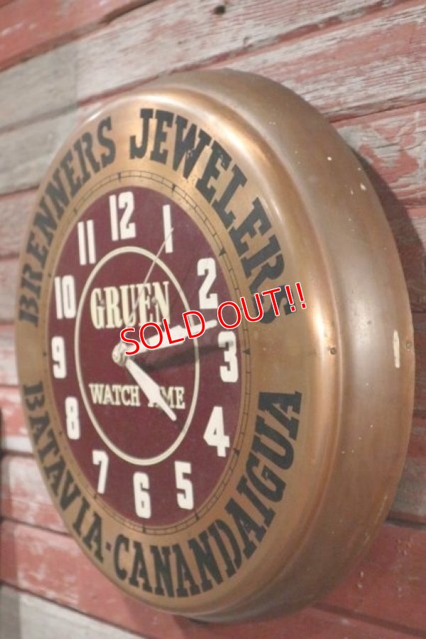 画像5: dp-201201-17 GRUEN / 〜1970 Advertising Wall Clock