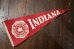 画像1: dp-201114-32 INDIANA UNIVERSITY / Vintage Pennant (1)