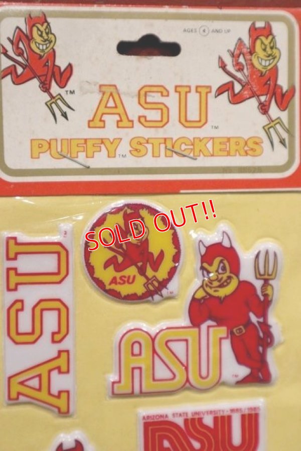 画像2: ct-201114-27 ARIZONA STATE UNIVERSITY / 1984 Puffy Stickers