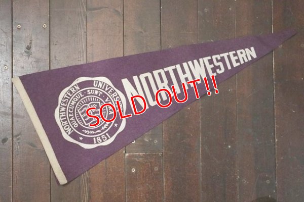 画像1: dp-201114-32 NORTHWESTERN UNIVERSITY / Vintage Pennant