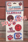 ct-201114-27 CLEMSON UNIVERSITY / 1984 Puffy Stickers