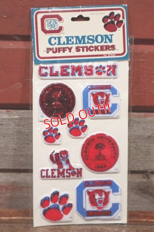 画像1: ct-201114-27 CLEMSON UNIVERSITY / 1984 Puffy Stickers