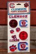 画像1: ct-201114-27 CLEMSON UNIVERSITY / 1984 Puffy Stickers (1)