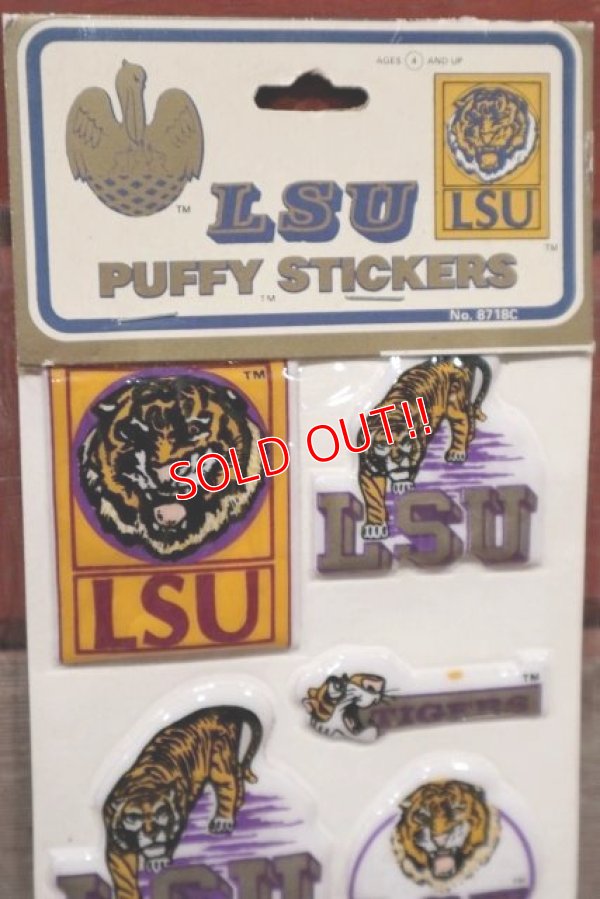 画像2: ct-201114-27 LOUISIANA STATE UNIVERSITY / 1984 Puffy Stickers