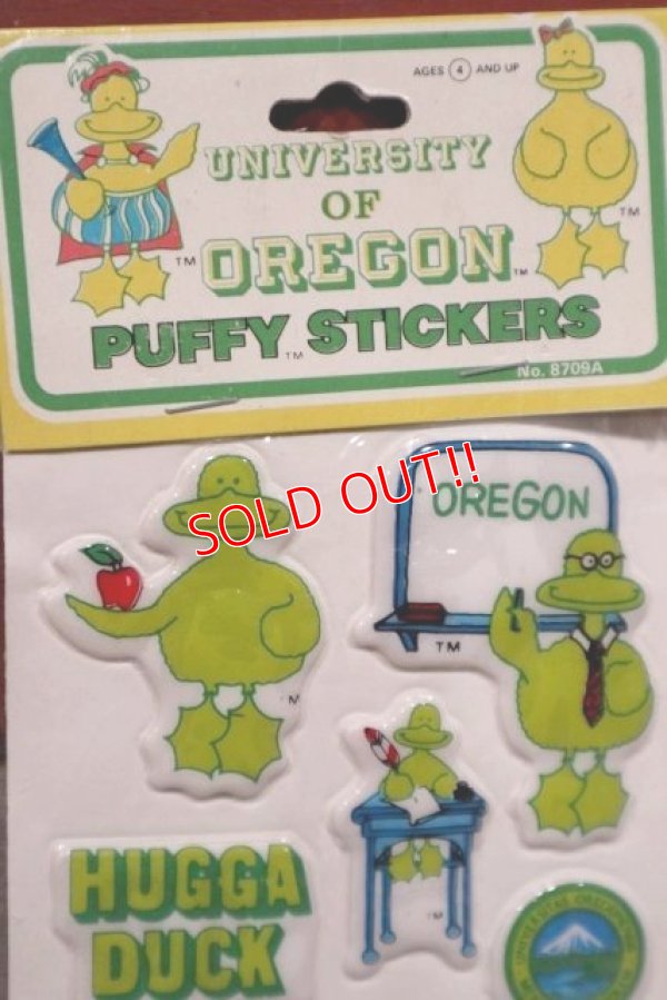 画像2: ct-201114-27 UNIVERSITY OF OREGON / 1984 Puffy Stickers