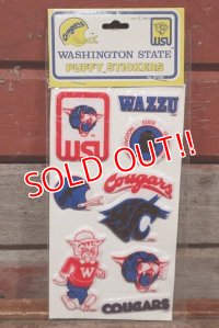 ct-201114-27 WASHINGTON STATE UNIVERSITY / 1984 Puffy Stickers