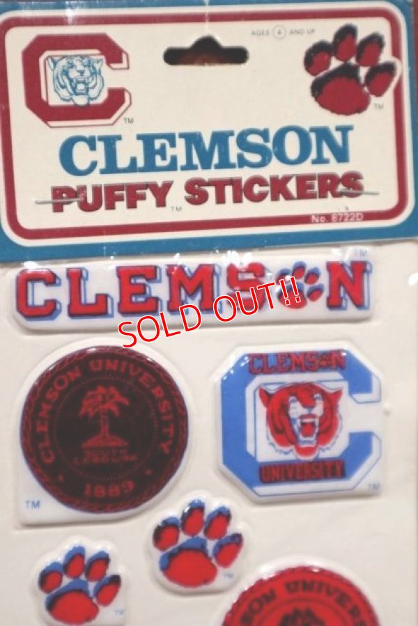 画像2: ct-201114-27 CLEMSON UNIVERSITY / 1984 Puffy Stickers