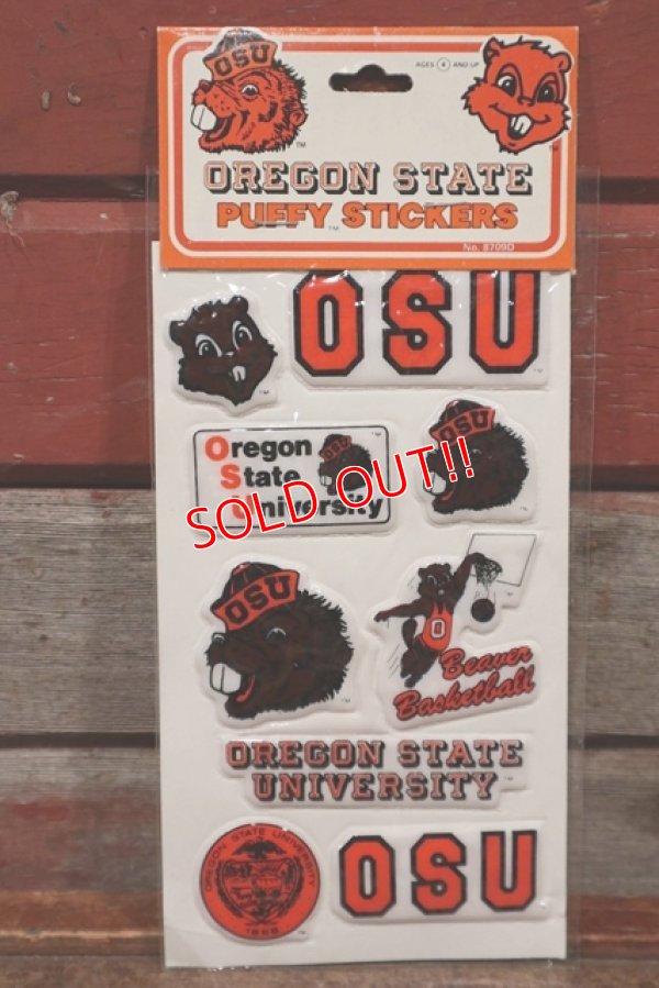 画像1: ct-201114-27 OREGON STATE UNIVERSITY / 1984 Puffy Stickers