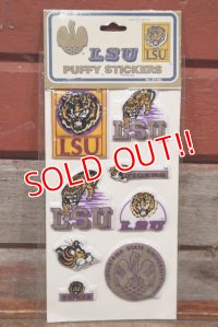 ct-201114-27 LOUISIANA STATE UNIVERSITY / 1984 Puffy Stickers