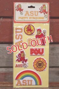 ct-201114-27 ARIZONA STATE UNIVERSITY / 1984 Puffy Stickers