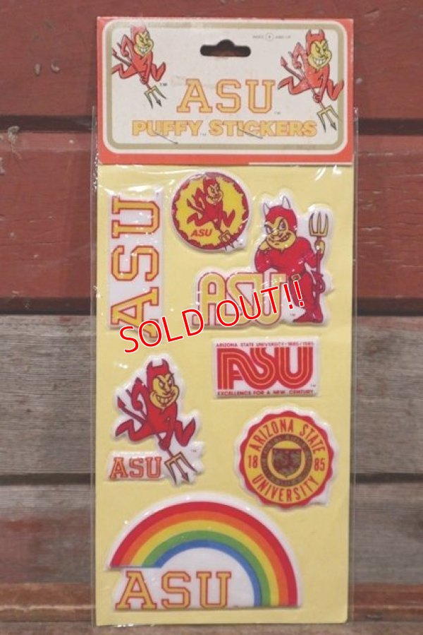 画像1: ct-201114-27 ARIZONA STATE UNIVERSITY / 1984 Puffy Stickers