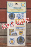 ct-201114-27 UNIVERSITY OF PITTSBURGH / 1984 Puffy Stickers