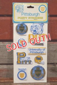 ct-201114-27 UNIVERSITY OF PITTSBURGH / 1984 Puffy Stickers