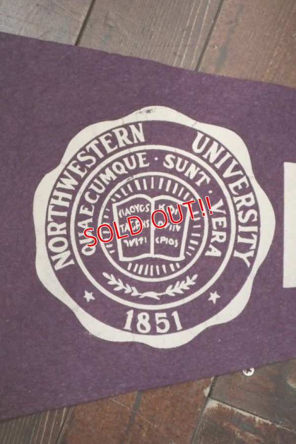 画像2: dp-201114-32 NORTHWESTERN UNIVERSITY / Vintage Pennant