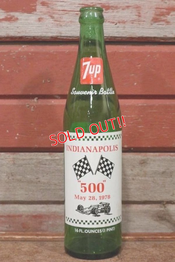 画像1: dp-210101-35 7up / INDY 500 1978 Bottle