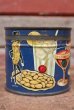 画像1: ct-210101-27 PLANTERS / MR.PEANUT 1940's Cocktail Salted Peanuts Tin Can (1)