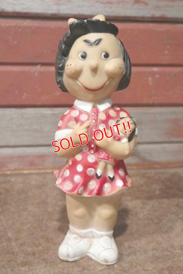 画像1: ct-201201-69 Sweetie Pie / 1950's Rubber Doll (Polka Dot)