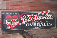 dp-201201-44 Carhartt / 1930's Metal Sign