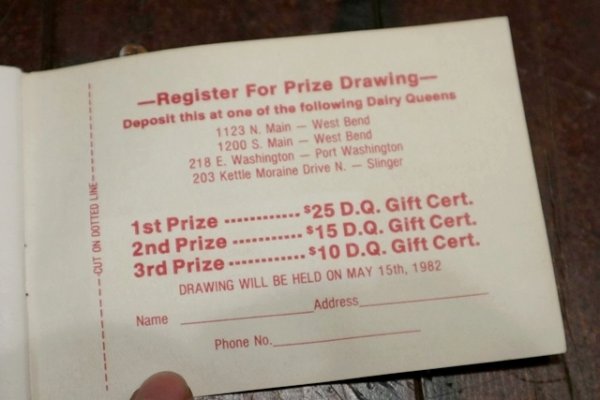 画像5: dp-191211-90 Dairy Queen / 1980's Coupons