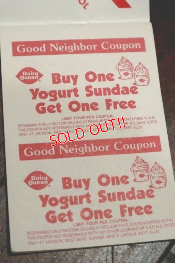 画像3: dp-191211-92 Dairy Queen / 1990's Coupons
