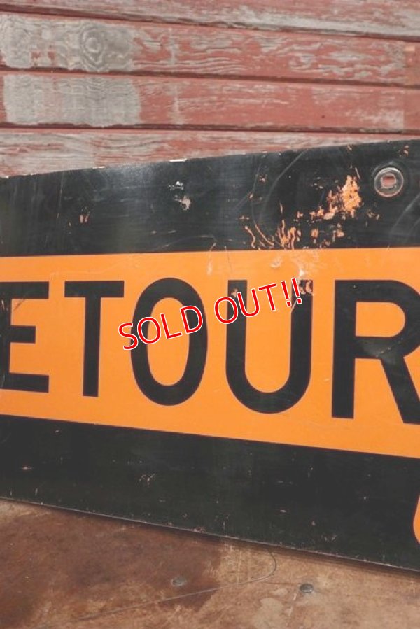 画像3: dp-210101-12 Road Sign "DETOUR"