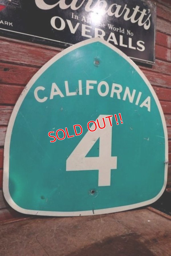 画像1: dp-210101-09 Road Sign "CALIFORNIA 4"