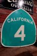 画像1: dp-210101-09 Road Sign "CALIFORNIA 4" (1)