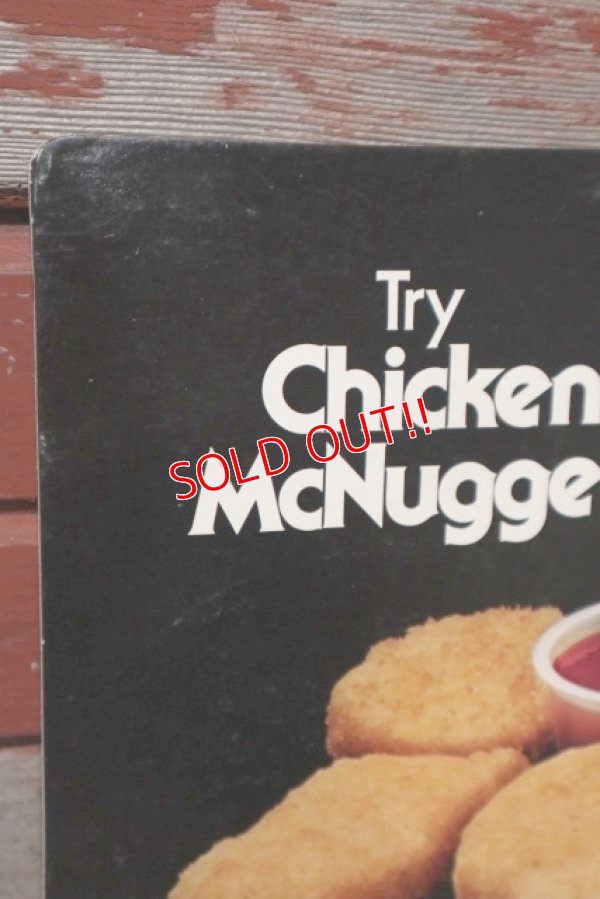 画像6: dp-201201-63 McDonald's / 1981 Chicken McNuggets Cardboard Sign