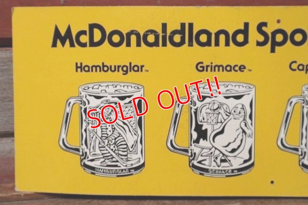 画像4: dp-201201-65 McDonald's / 1970's Cardboard Sign