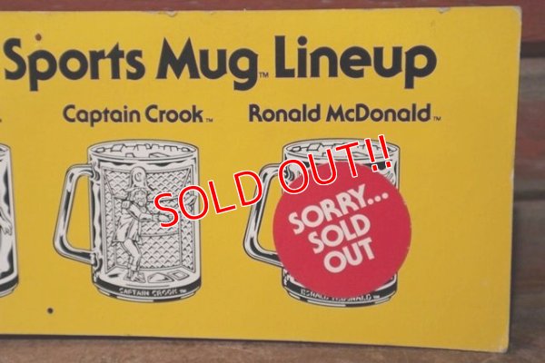 画像5: dp-201201-65 McDonald's / 1970's Cardboard Sign