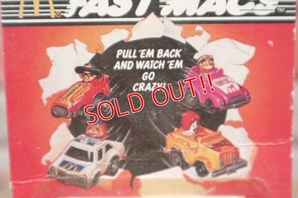 画像3: ct-150401-31 McDonald's / 1985 Fast Macs RONALD McDONALD "RUNABOUT"