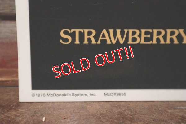 画像4: dp-201201-60 McDonald's / 1978 SUNDAE SMILE Plastic Sheet