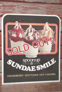 dp-201201-60 McDonald's / 1978 SUNDAE SMILE Plastic Sheet