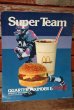 画像1: dp-201201-62 McDonald's / 1977 Super Team QUATER POUNDER % Coca Cola Sign (1)