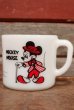 画像1: ct-210101-81 Mickey Mouse & Minnie Mouse / Anchor Hocking 1980's Mug (1)