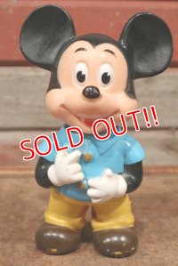 ct-210101-70 Mickey Mouse / 1980's Rubber Doll  "JAPAN"