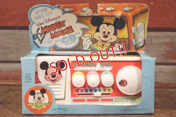 画像1: ct-201201-71 Walt Disney's / Mickey Mouse 1970's Toy CB