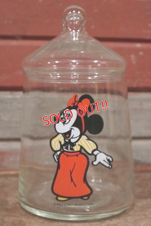 画像1: ct-210101-73 Minnie Mouse / Vintage Candy Pot