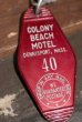 画像2: dp-210101-44 COLONY BEACH MOTEL / Vintage Room Key (2)