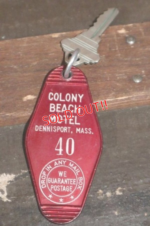 画像1: dp-210101-44 COLONY BEACH MOTEL / Vintage Room Key