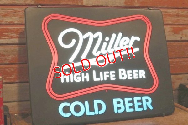 画像1: dp-210101-06 Miller High Life / 1980's Lighted Sign