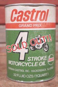 dp-201201-40 Castrol / 4 Stroke Motorcycle Oil One U.S. Quart Can