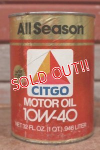 dp-201201-40 CITGO / 10W-40 Motor Oil One U.S. Quart Can