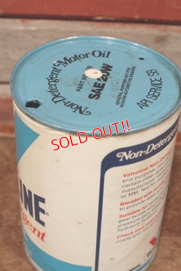画像4: dp-201201-40 VALVOLINE / Non-Detergent Motor Oil One U.S. Quart Can