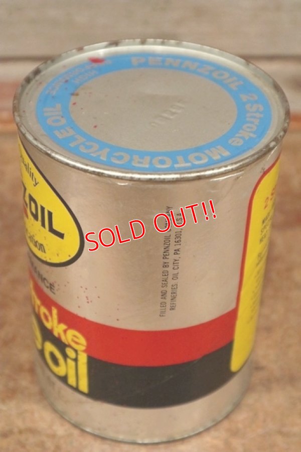 画像5: dp-201201-40 PENNZOIL / 2 Stroke Motorcycle Oil One U.S. Quart Can